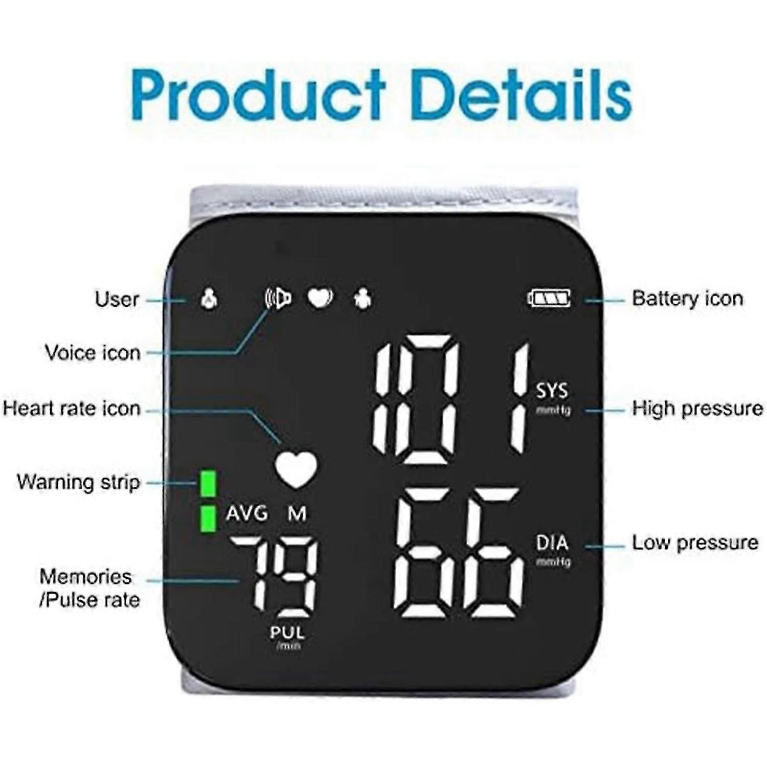 Automatic Wrist Device with Adjustable Wrist Cuff - Image 2