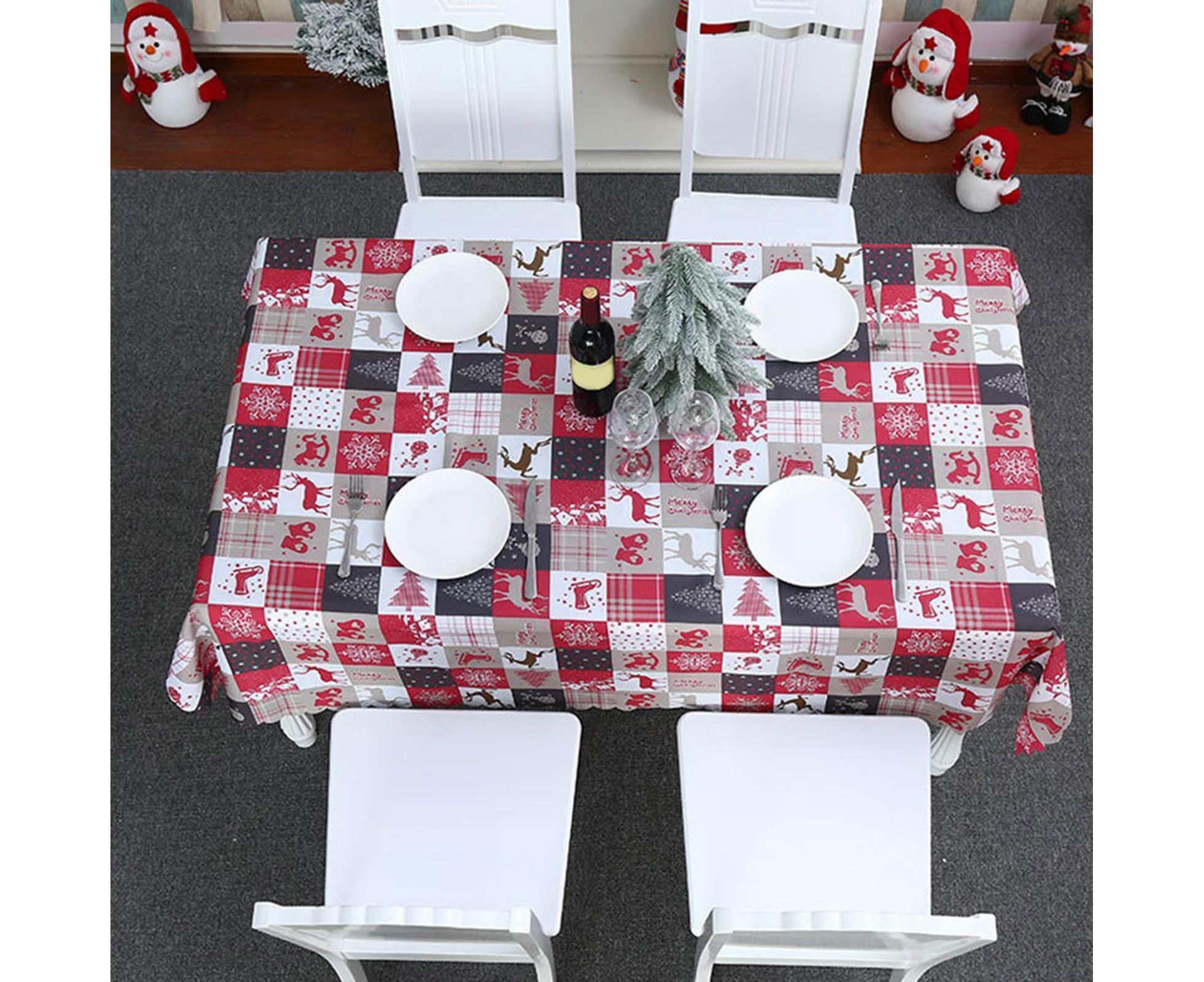 2.2m Christmas Tablecloth Kitchen Supplies-C - Image 4