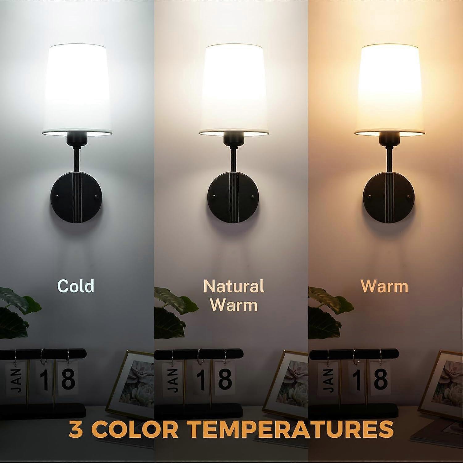Battery Operated Wall Sconce Set of 2, LED, 13000mAh Rechargeable, Remote Dimmable - Image 3