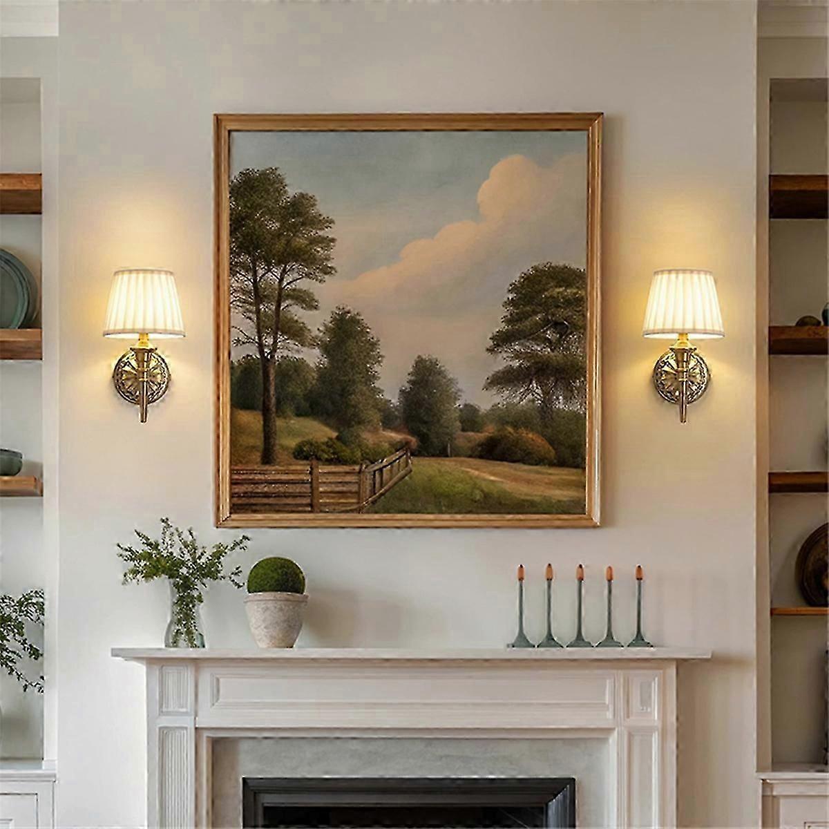 Battery Operated Wall Sconce Light Set of 2 - Image 3