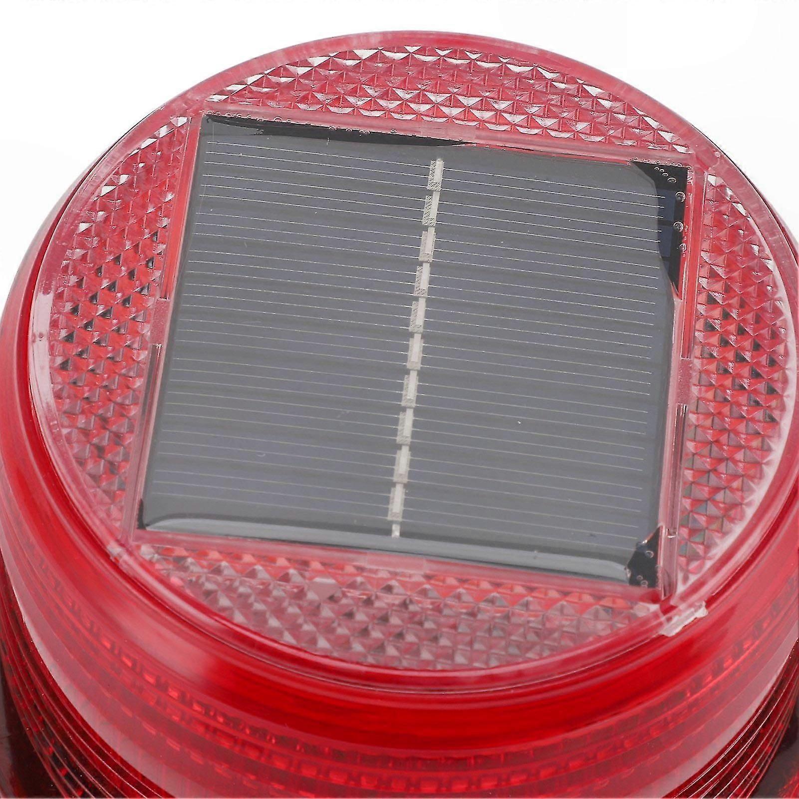Red LED Emergency Strobe Light with Base, Waterproof Vehicle Warning Light - Image 4