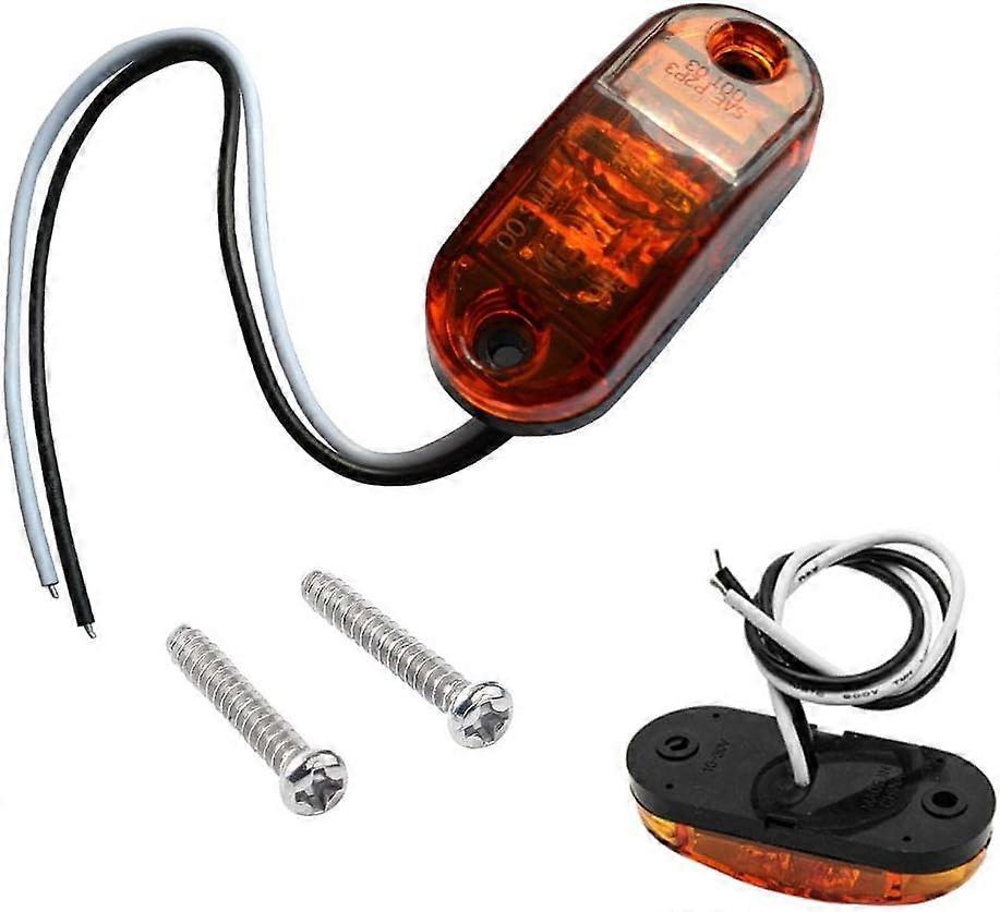LED Side Marker Lights 10PCS, 12V Waterproof Car Truck Warning Tail Lamps - Image 3