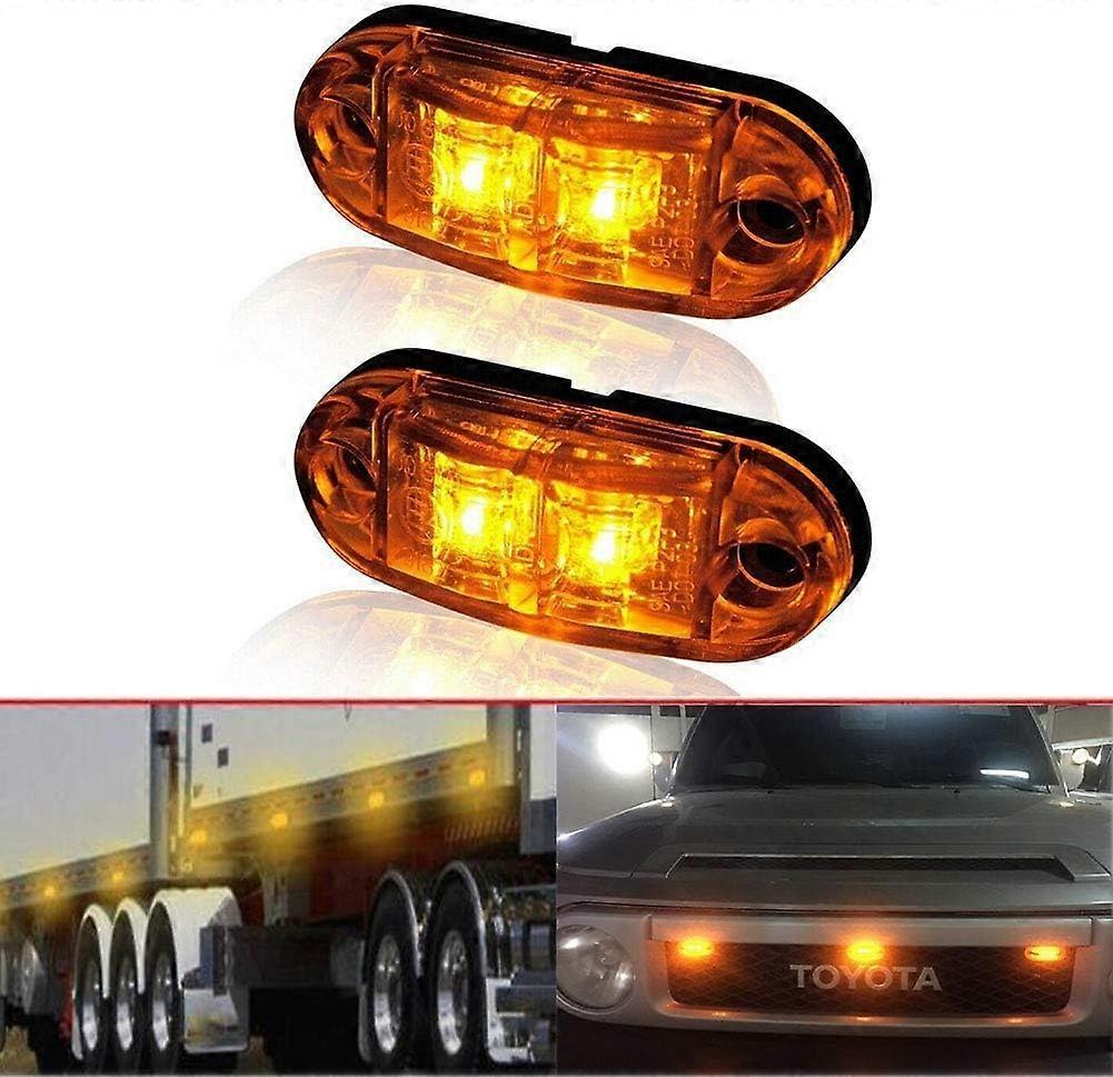 LED Side Marker Lights 10PCS, 12V Waterproof Car Truck Warning Tail Lamps - Image 4
