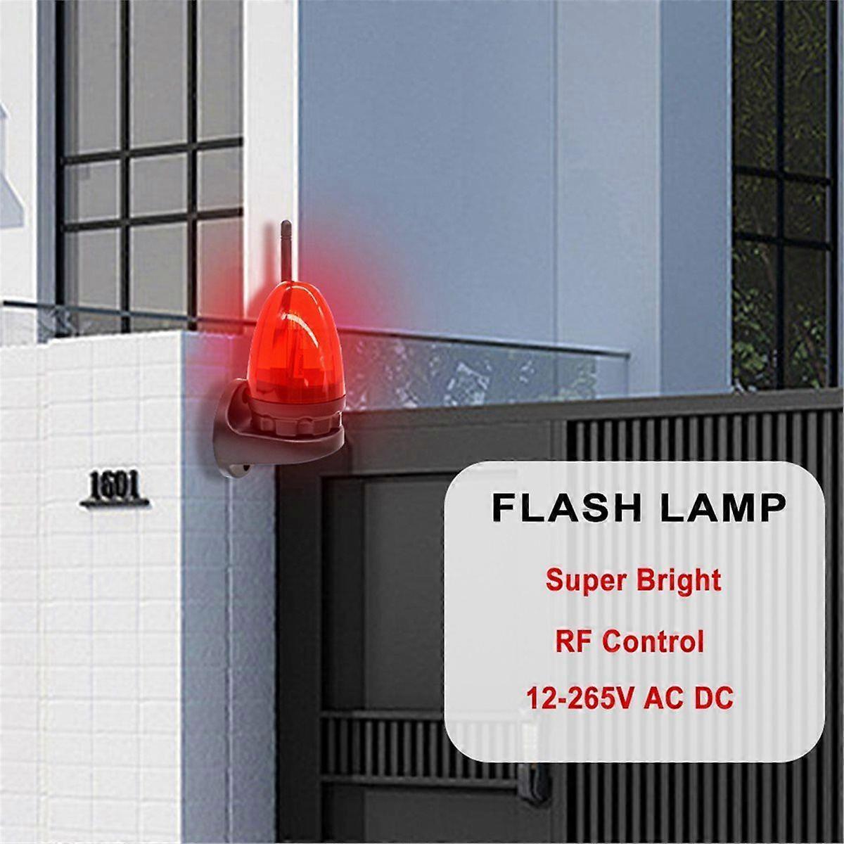 Outdoor LED Strobe Alarm Light 12V-265V, Wall Mount Emergency Warning Lamp - Image 5