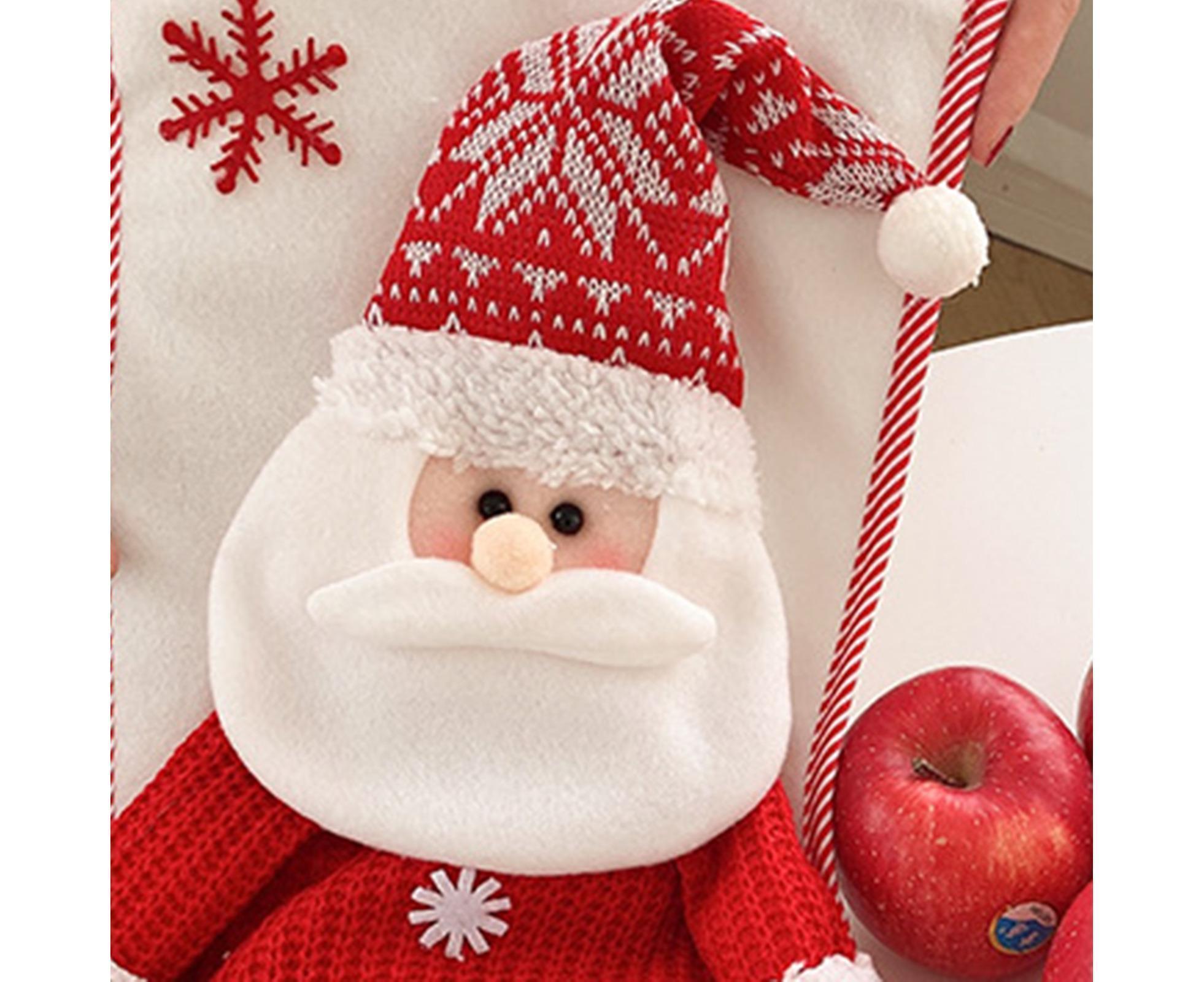Large Capacity Xmas Stocking-White - Image 5