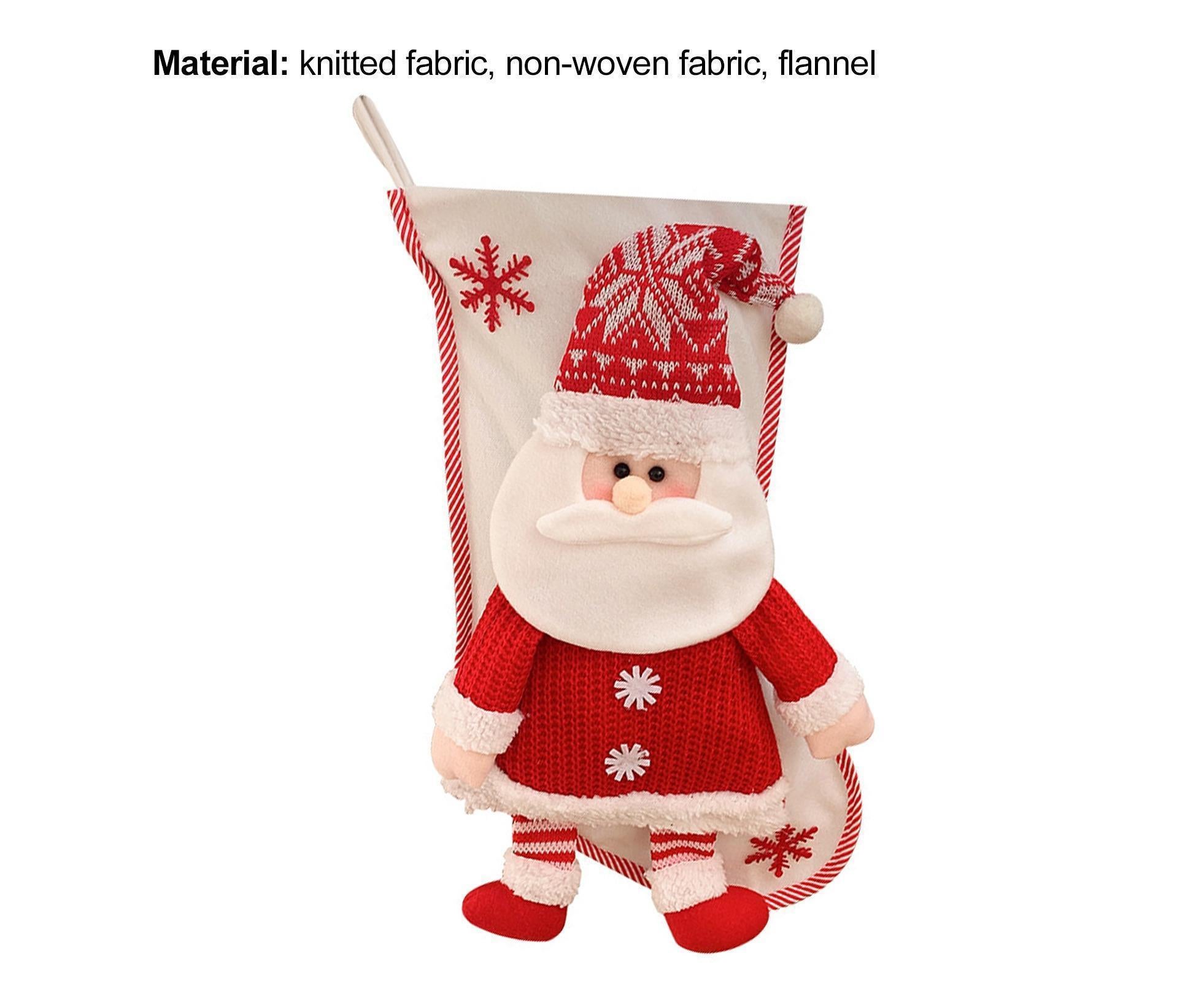 Large Capacity Xmas Stocking-White - Image 6