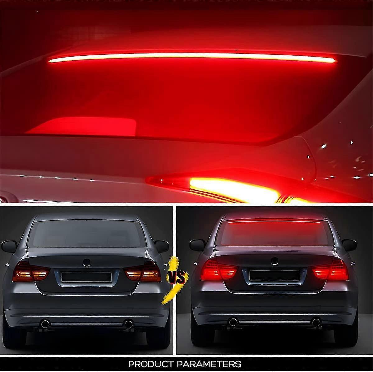 LED Brake Light Strip 35 Inch, Red 144 LEDs DC12V Rear Warning Light Bar - Image 4