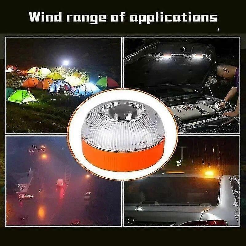 V16 Homologated Emergency Beacon Light, Rechargeable LED Warning Lamp - Image 4