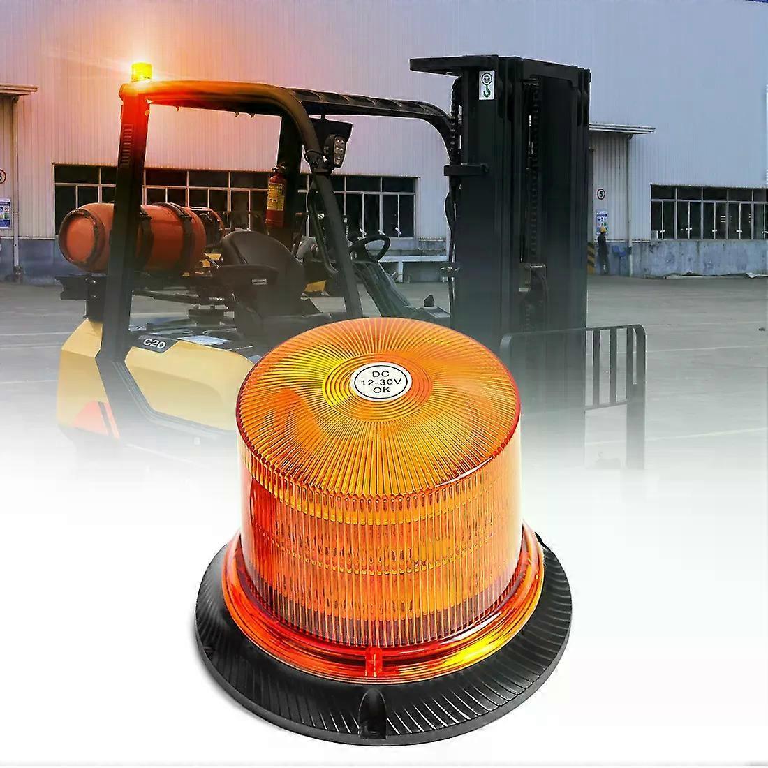 Car Roof LED Strobe Light 12-30V, Emergency Beacon for Truck Bus - Image 1