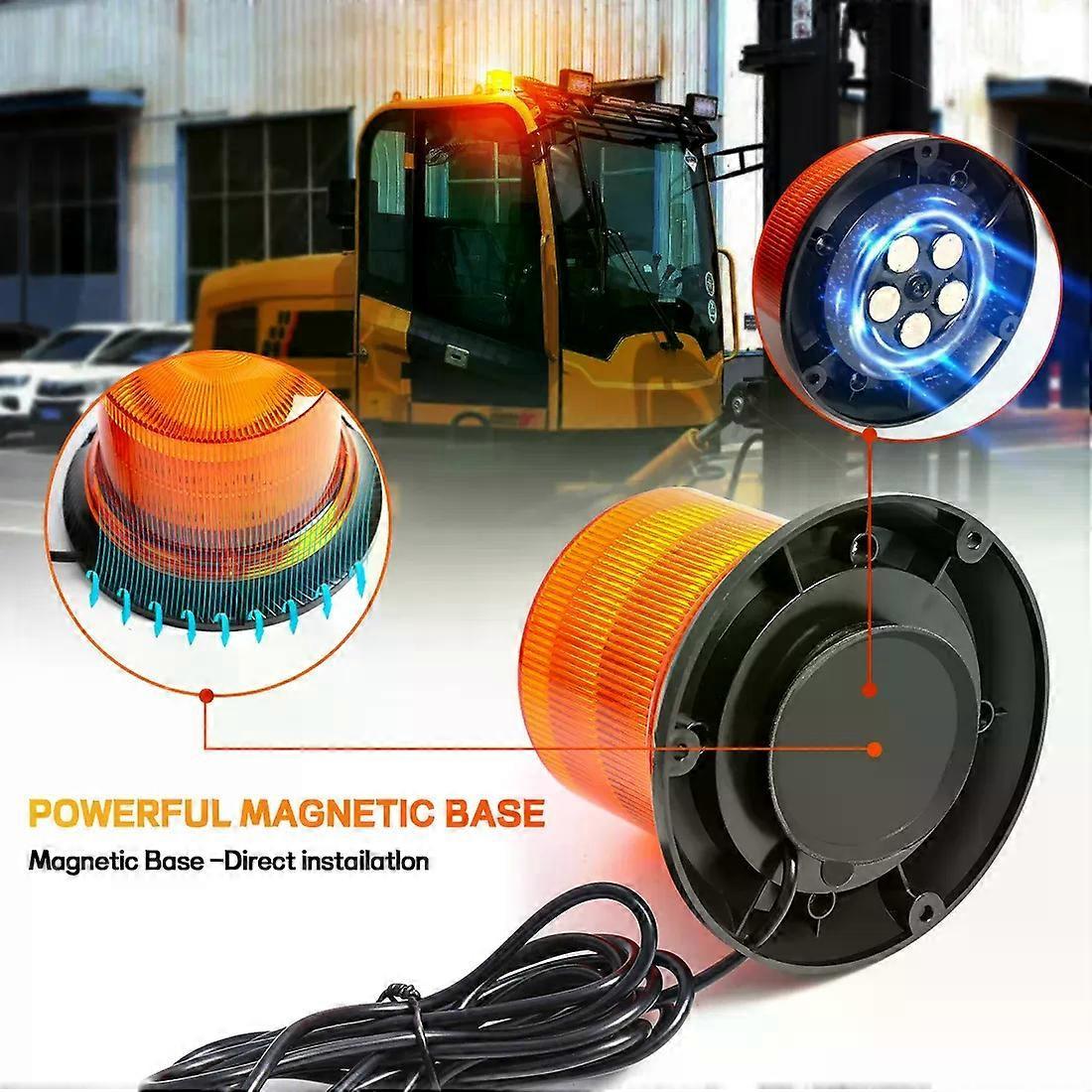 Car Roof LED Strobe Light 12-30V, Emergency Beacon for Truck Bus - Image 4