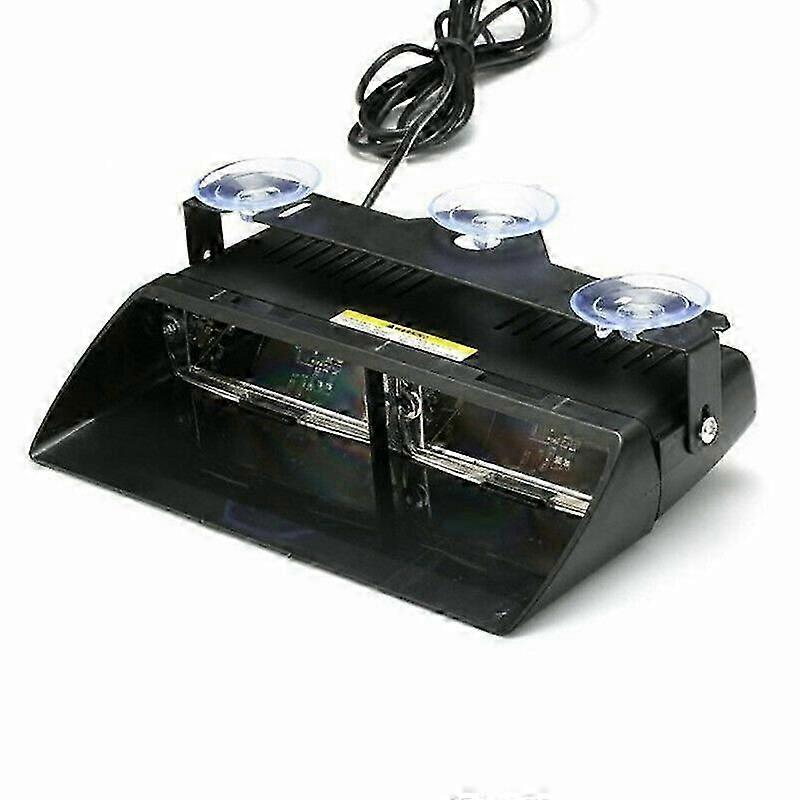Blue LED Strobe Warning Light, 16 LED Waterproof 12V-24V Emergency Flash Lamp - Image 4