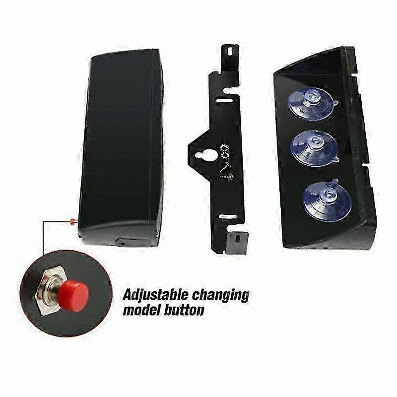 Blue LED Strobe Warning Light, 16 LED Waterproof 12V-24V Emergency Flash Lamp - Image 5