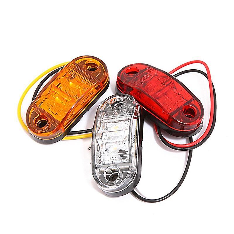 LED Side Marker Lights 1PC, 12V/24V Trailer Truck Warning Tail Lamp - Image 2