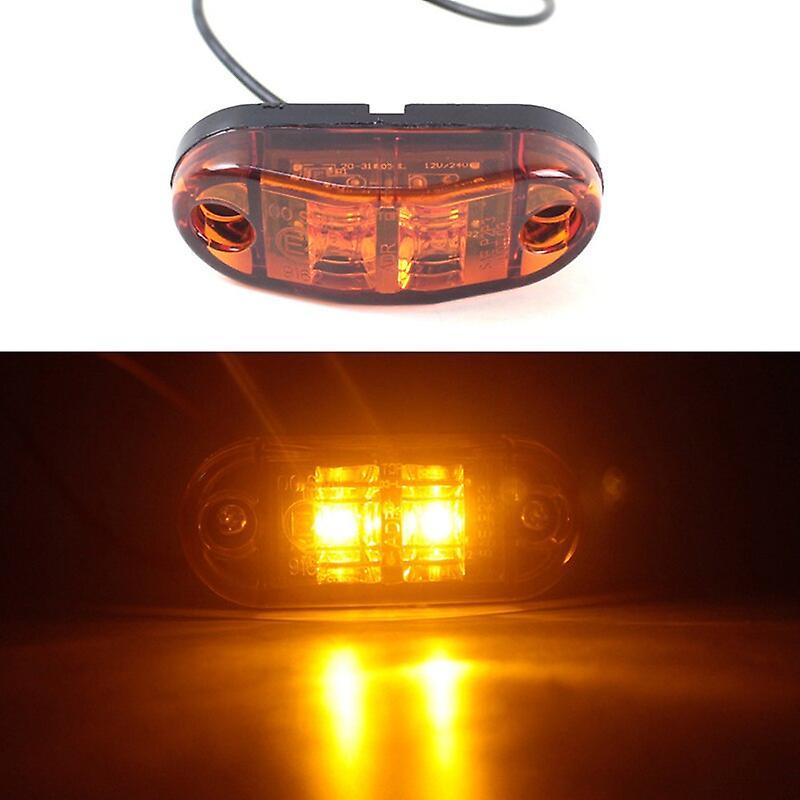 LED Side Marker Lights 1PC, 12V/24V Trailer Truck Warning Tail Lamp - Image 3