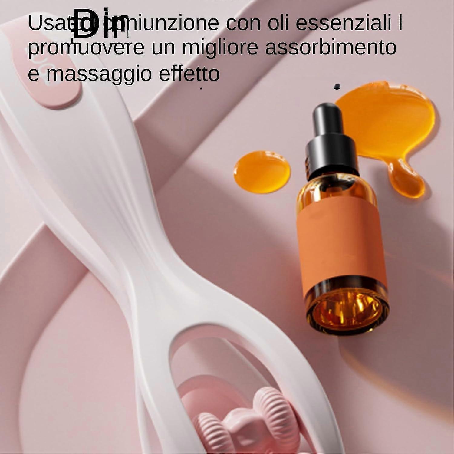 Hand Massage Roller Double Ball Design, Pink Hand Massager Tool - Image 4