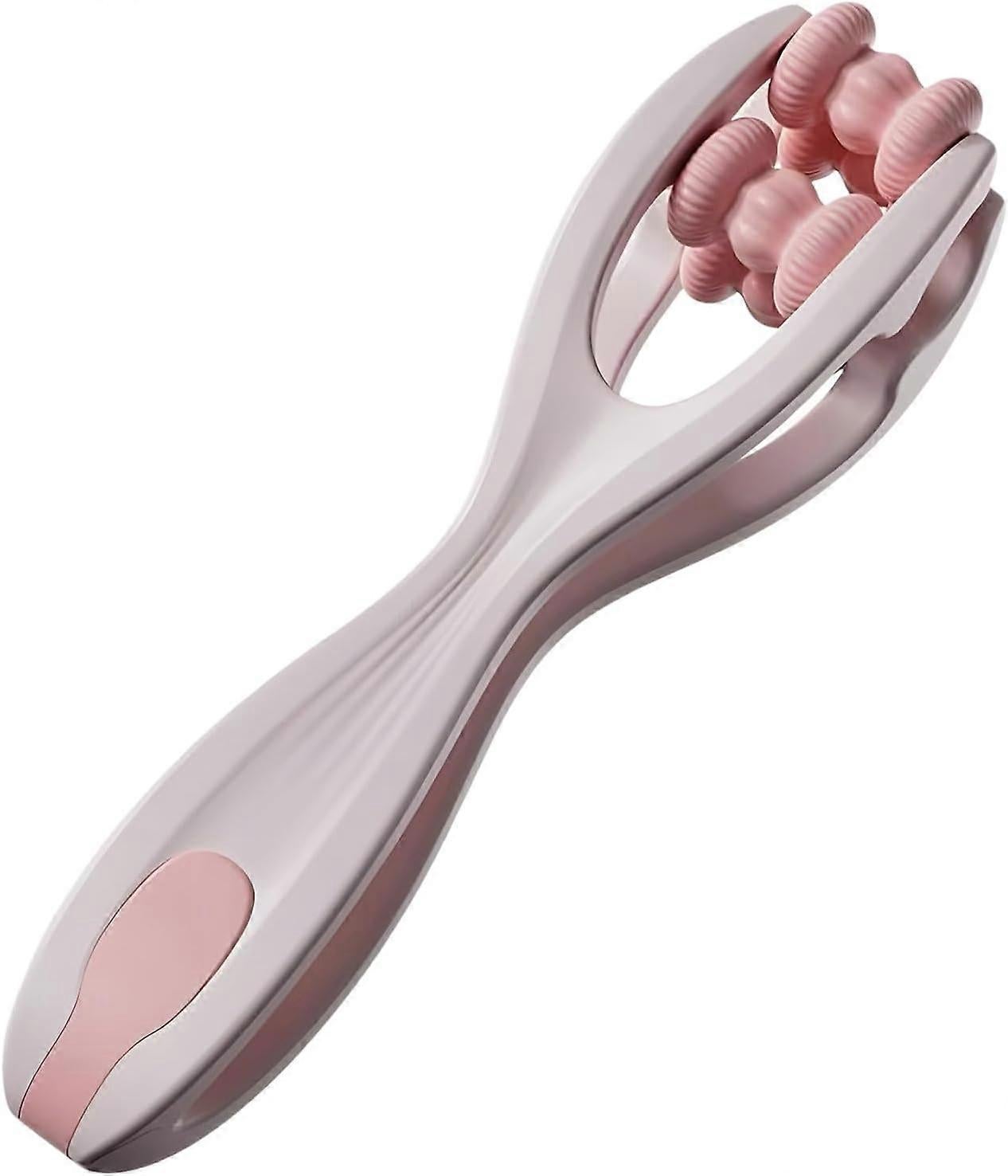 Hand Massage Roller Double Ball Design, Pink Hand Massager Tool - Image 5