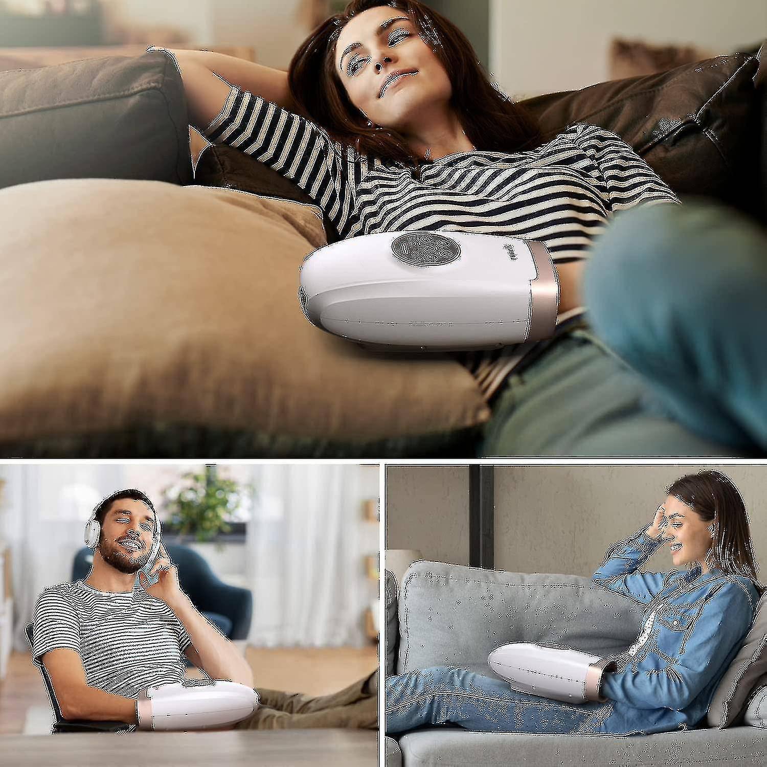 Cordless Hand Massager for Arthritis & Carpal Tunnel with Heat - Image 4