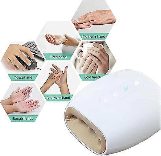 Intelligent Cordless Hand Massager with Heat & Compression for Home Use - Image 2