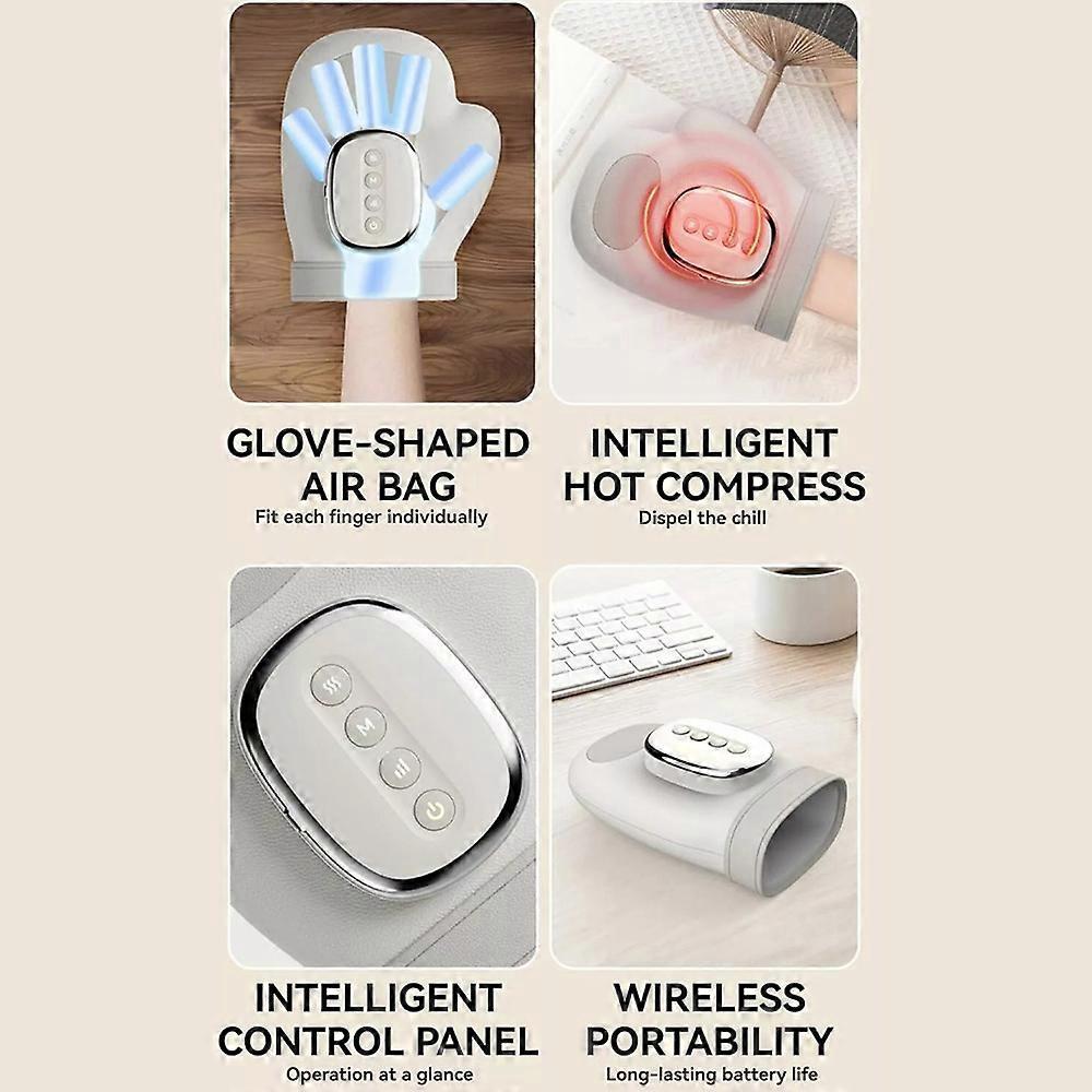 Cordless Hand Massager with Independent Finger Airbag Compression - Image 3