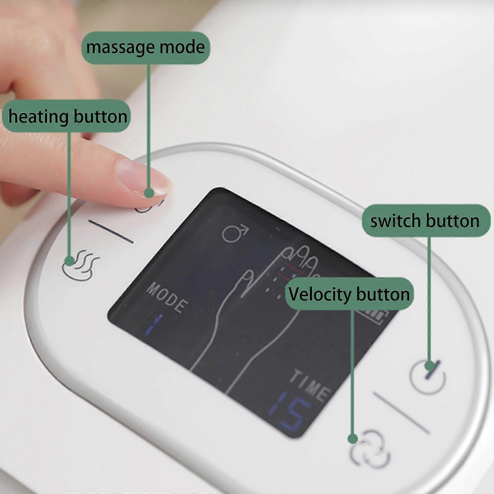Electric Hand Massager with Heat & Compression Pressure Point Massage - Image 3