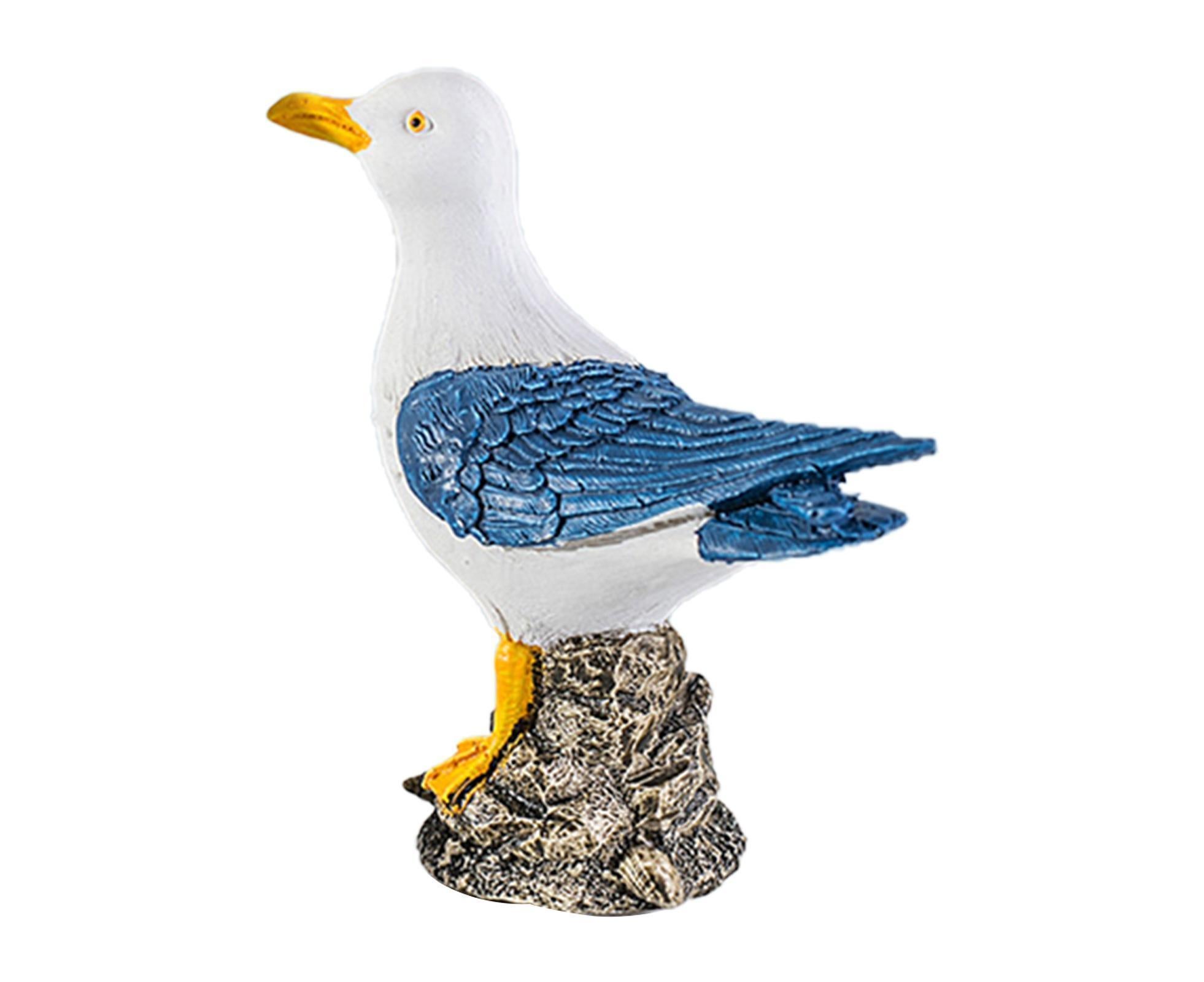 Seagull Figurine for Desktop-Dark Blue - Image 1