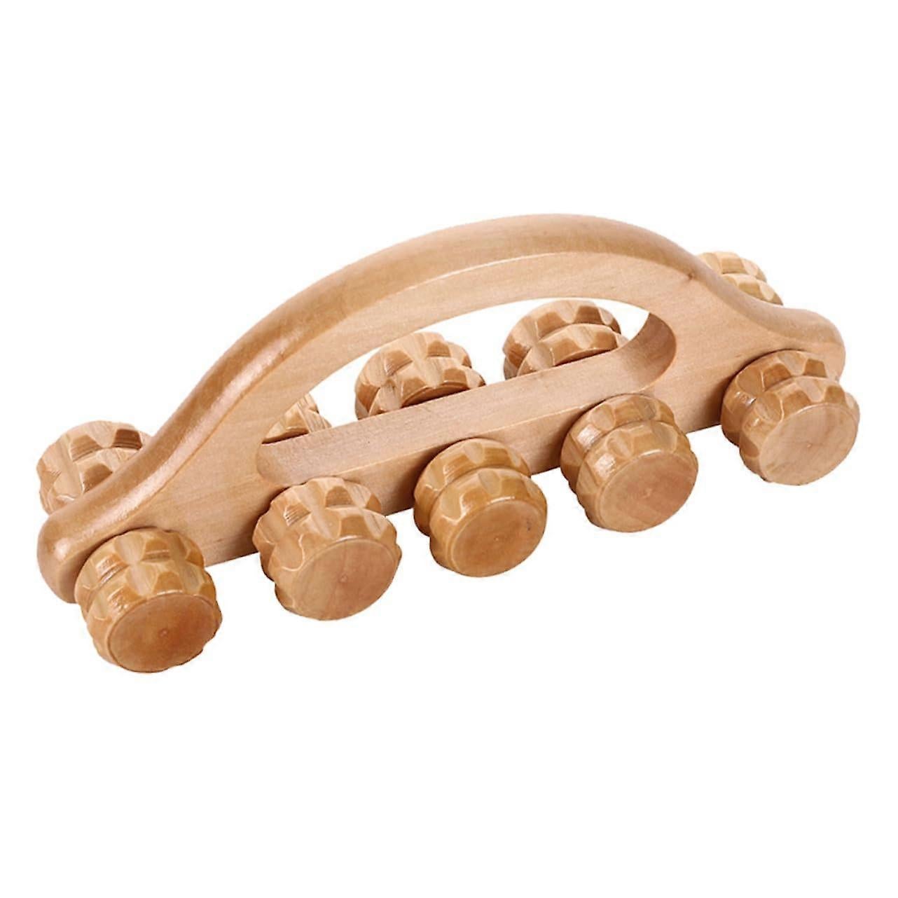 Wooden Ball Hand & Back Massager Tool for Muscle Relaxation - Image 1