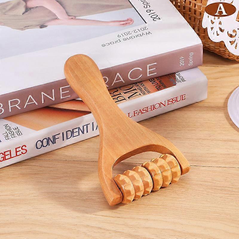 Wooden Roller Massager for Neck Shoulder Leg & Foot Massage - Image 1