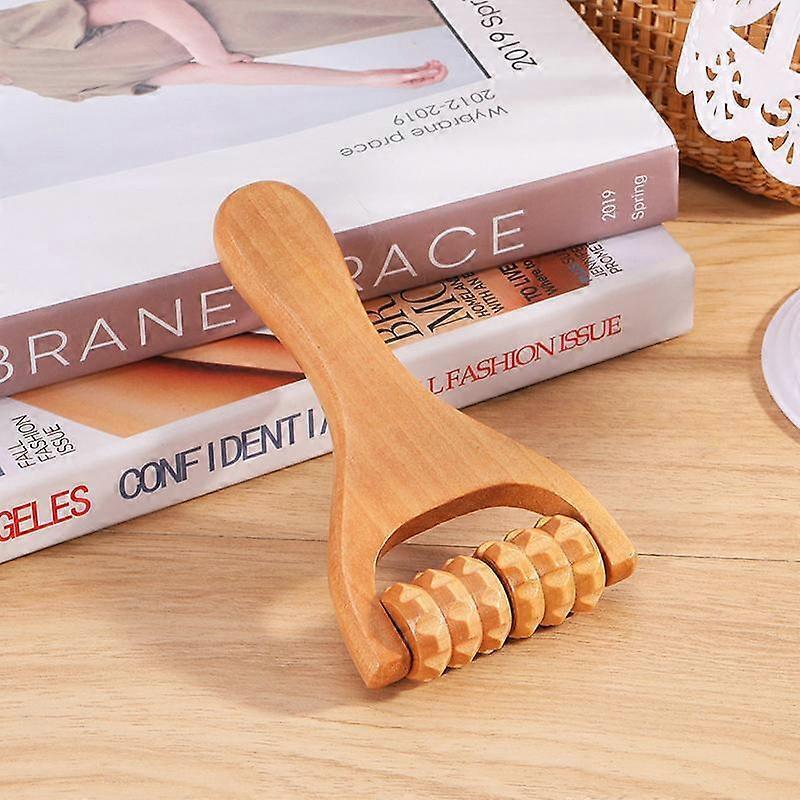 Wooden Roller Massager for Neck Shoulder Leg & Foot Massage - Image 3