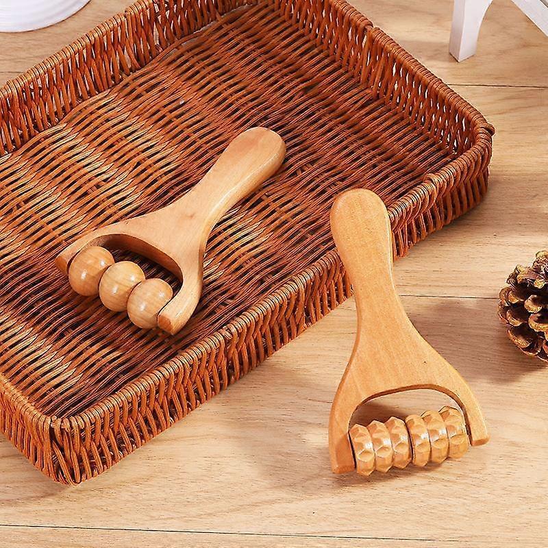 Wooden Roller Massager for Neck Shoulder Leg & Foot Massage - Image 5
