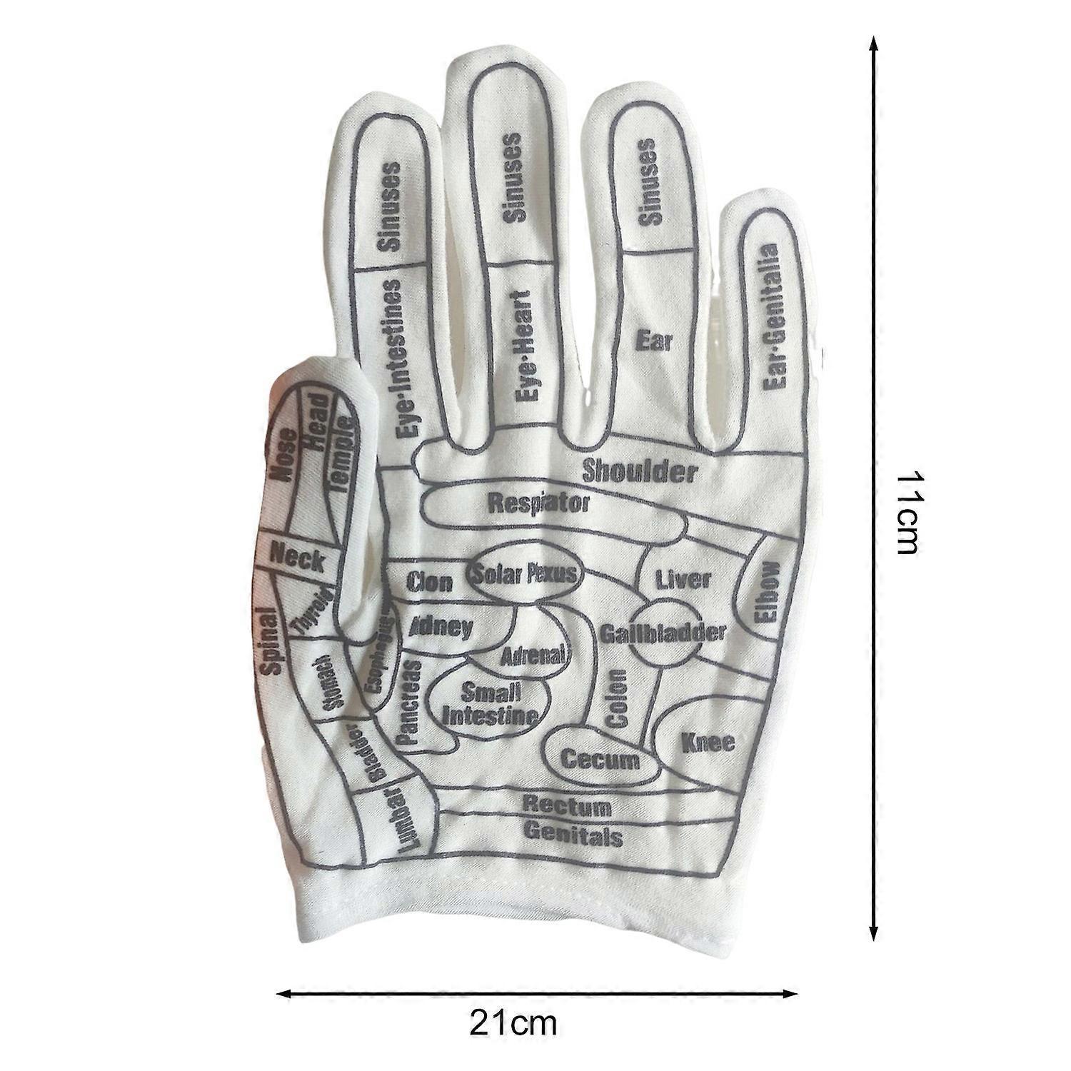 Reflexology Hand Massage Gloves Set with Acupressure Wand - Image 5