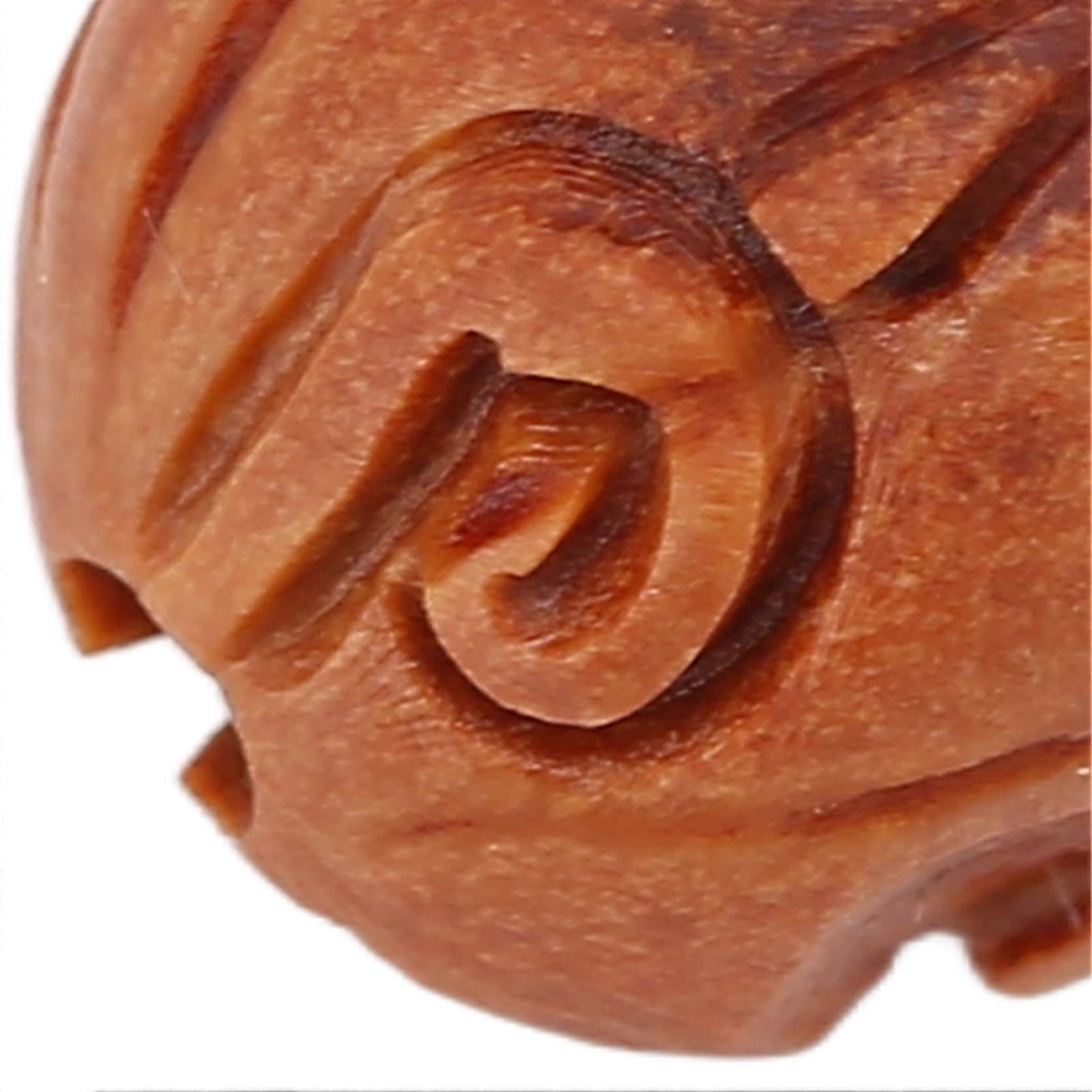 Wood Pig Hand Massager Ball, Stress Relief Exercise Tool - Image 3