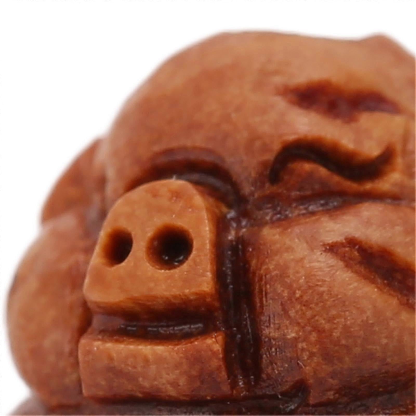 Wood Pig Hand Massager Ball, Stress Relief Exercise Tool - Image 5