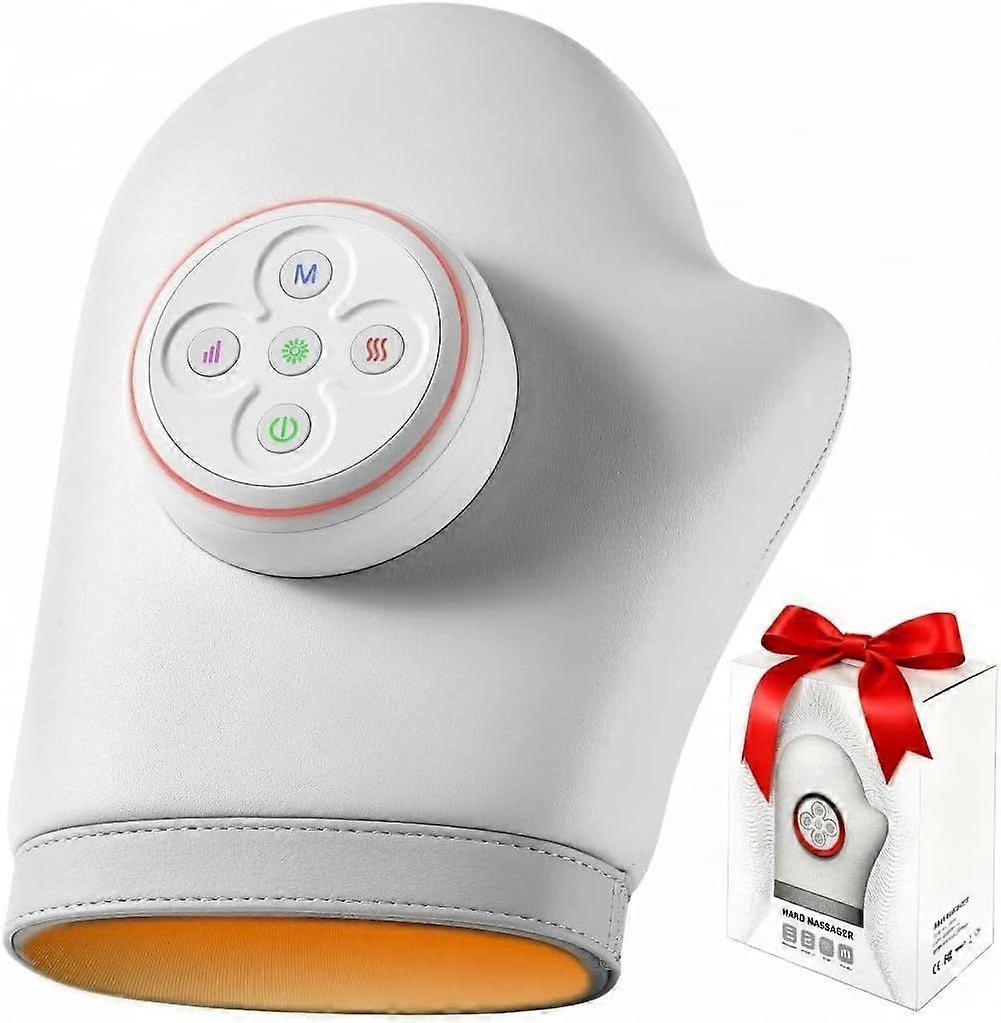 Hand Massager with Heat & Compression, Finger & Palm Massage Gift - Image 1