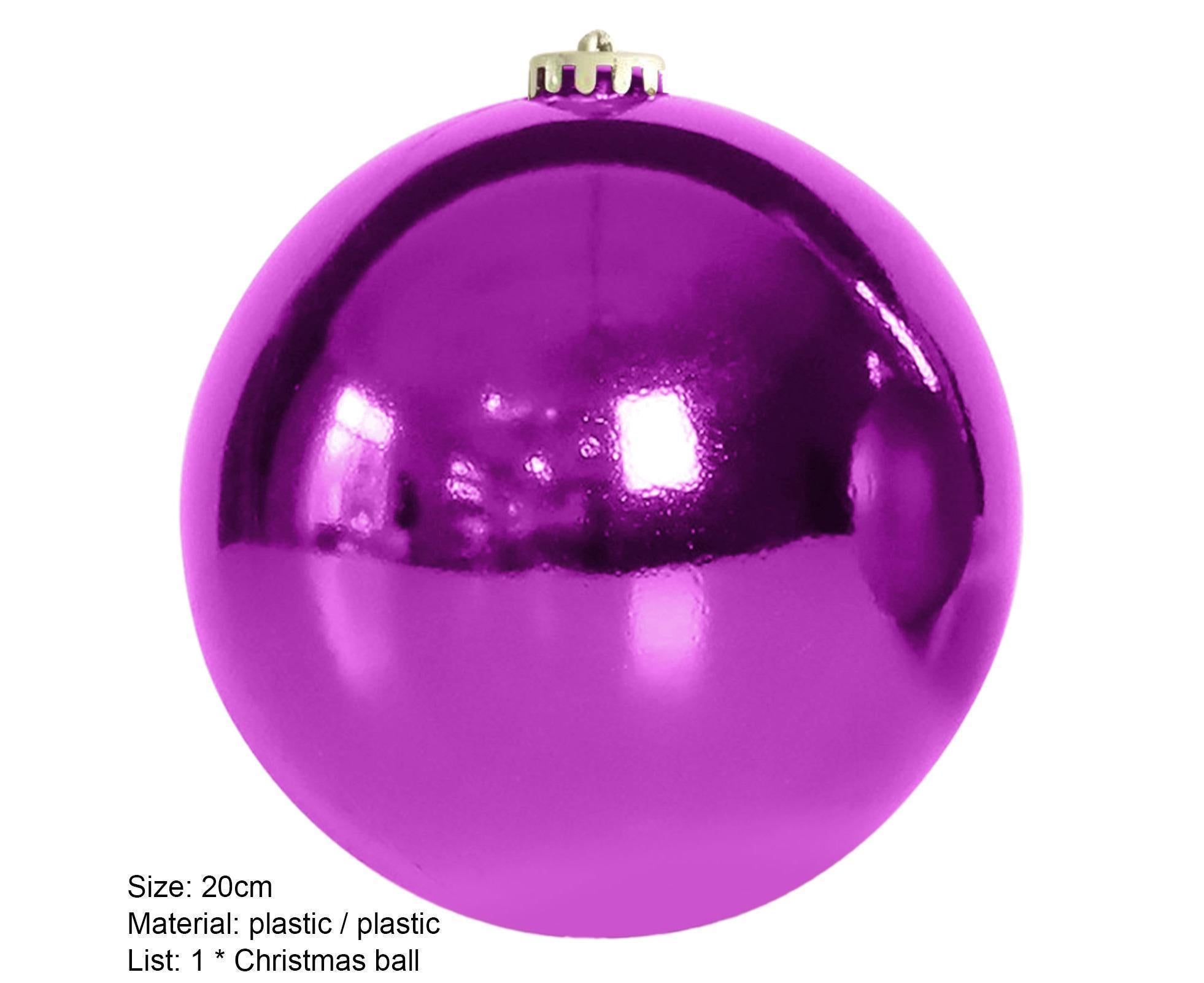 Electroplate Xmas Balls-Purple - Image 2