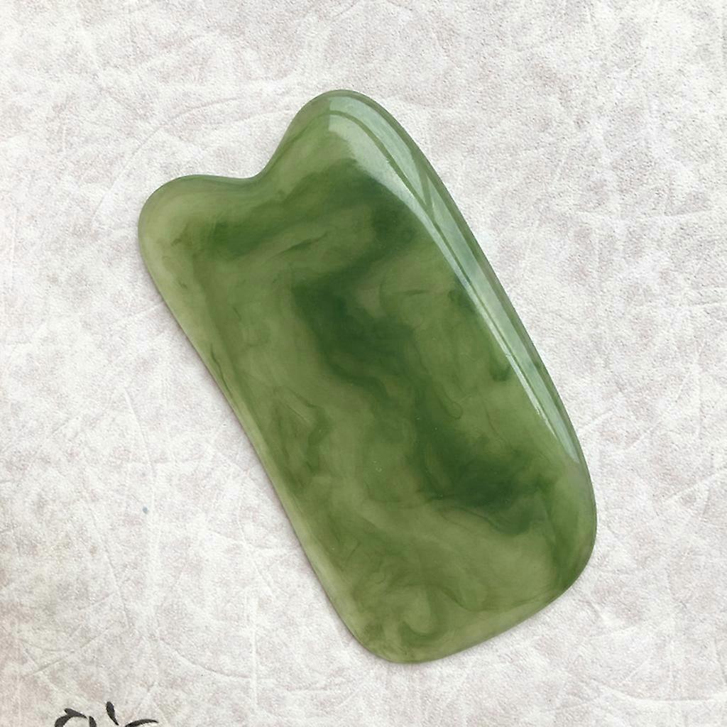 Natural Resin Facial & Neck Guasha Scraper, Beeswax Massage Scraping Tool - Image 3