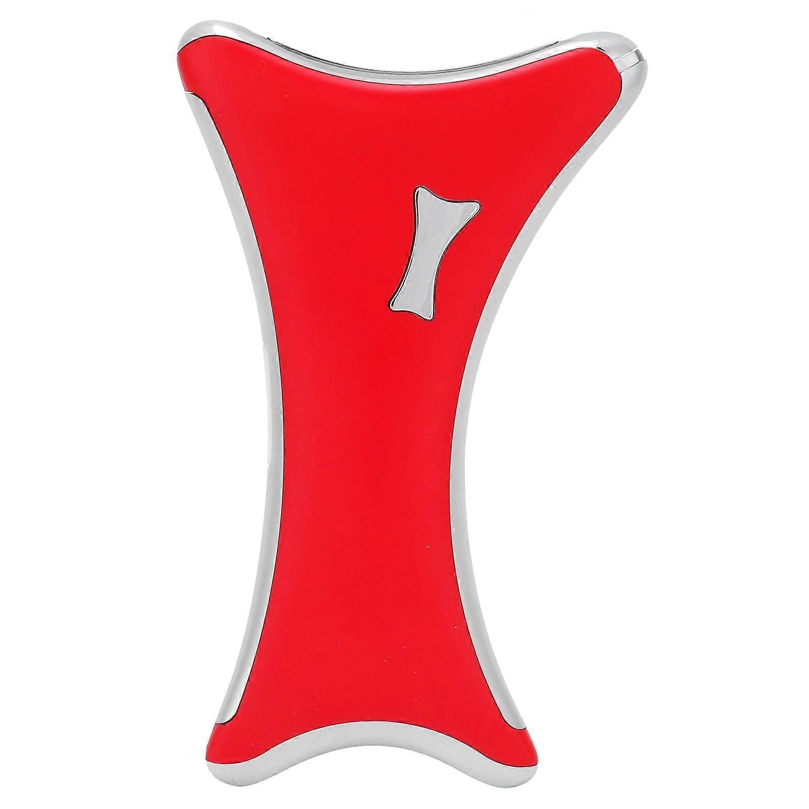 LED Electric Guasha Scraper with Heating & Vibration, USB Facial Scraping Massager, Red - Image 5