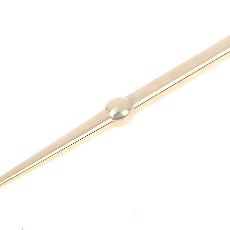 Brass Face & Eye Reflexology Massage Pen, Ear Acupoint Guasha Detecting Stick (1pc) - Image 4