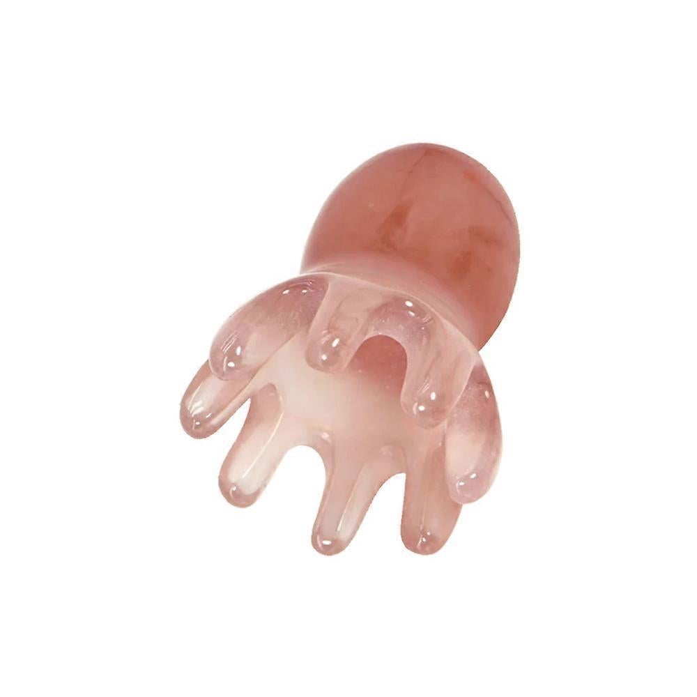 Resin Octopus-Style Scalp Guasha Massage Comb, Meridian Scraping Acupuncture SPA Tool - Image 1