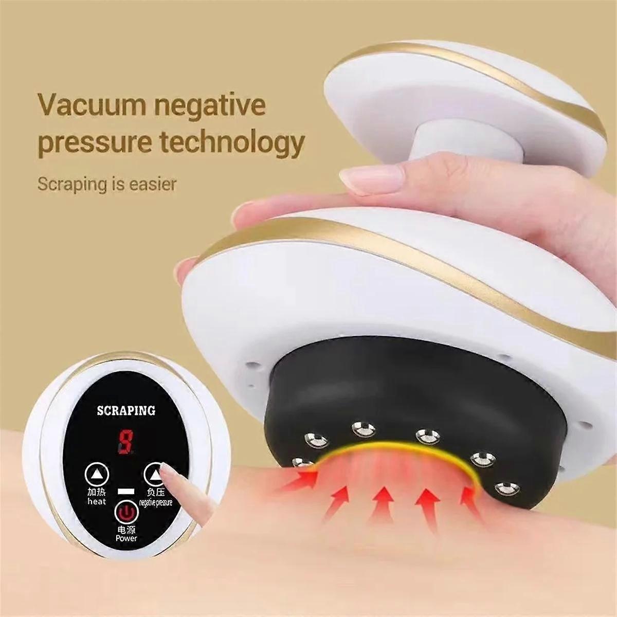 Home Electric Guasha Scraping & Cupping Massager, Vacuum Suction Heating Body Tool - Image 4