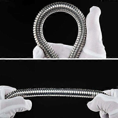 Long Stainless Steel Shower Hose, Chrome Finish, Durable Shower Pipe - Image 2