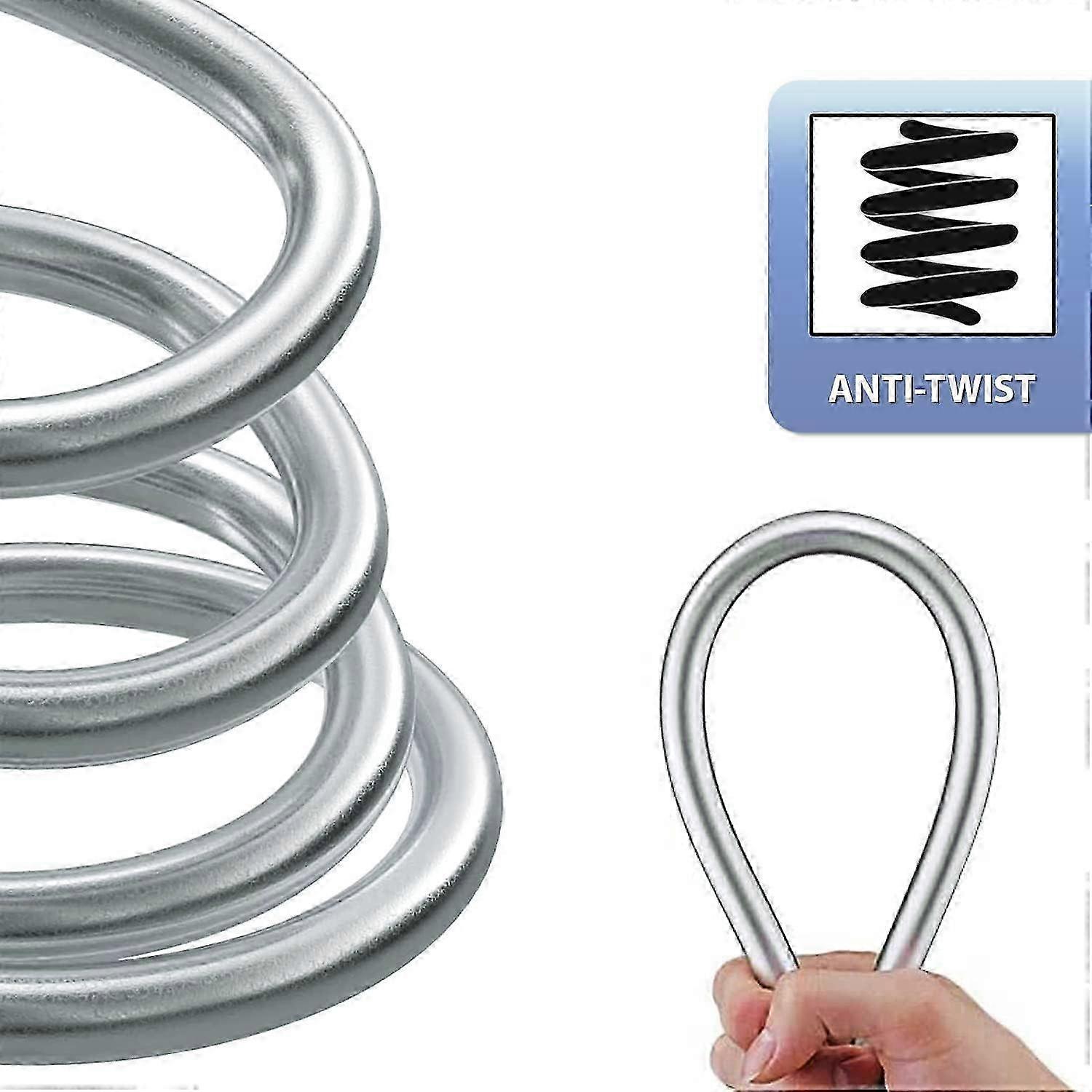 Universal 2m PVC Shower Hose, 200cm Flexible Shower Pipe - Image 4