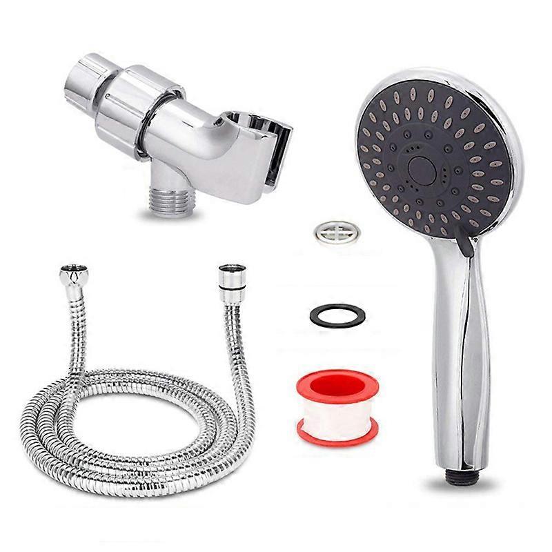Handheld Shower with Hose, Water-Saving Universal Shower Hose - Image 1