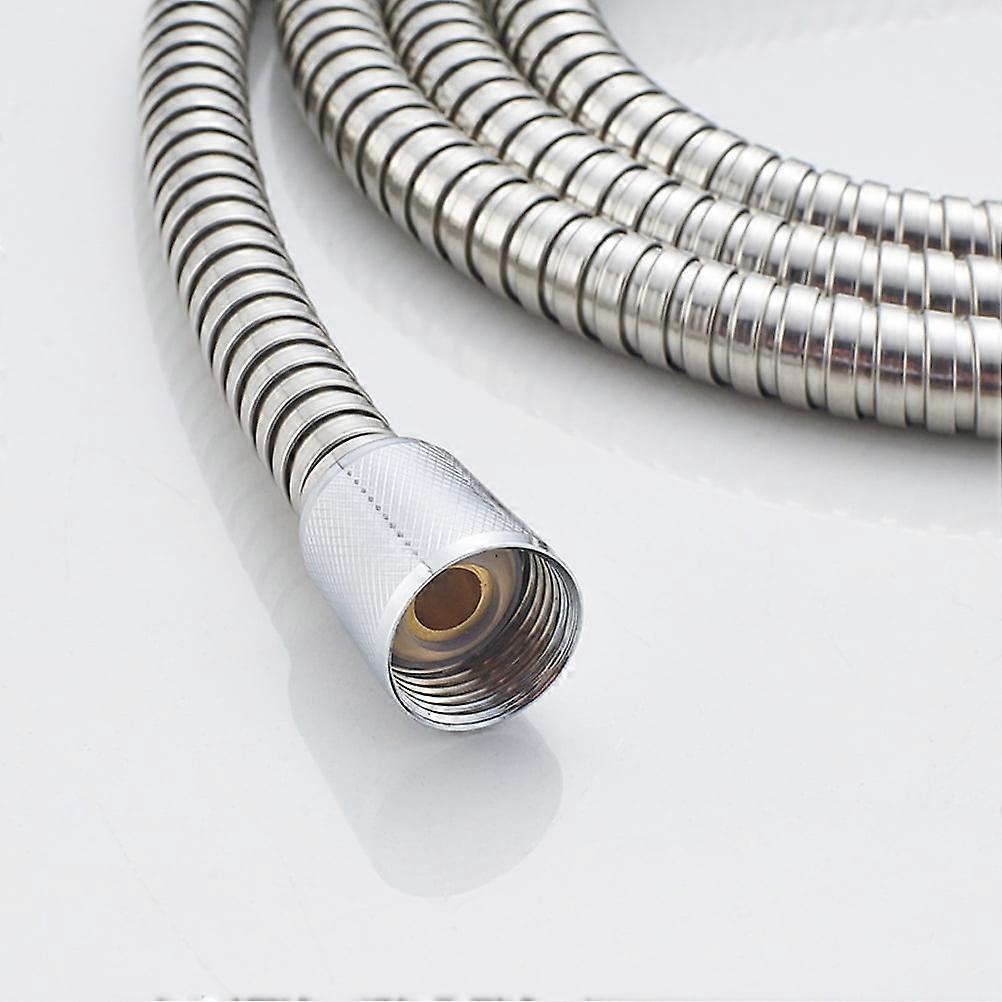 Stainless Steel Replacement Shower Hose, Double Buckle 200cm Shower Tube - Image 2