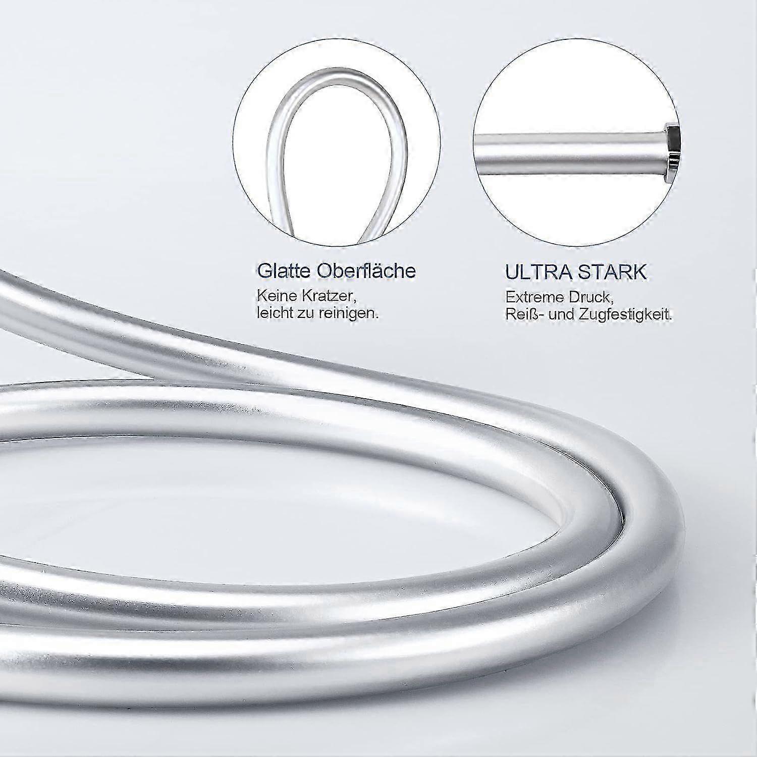 1.5m / 150cm PVC Smooth Shower Hose, Flexible Bathroom Shower Hose - Image 5