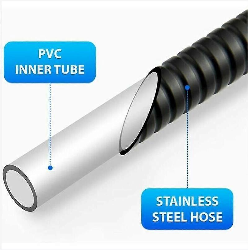200cm Anti-Twist Stainless Steel Universal Shower Hose, Corrosion-Resistant - Image 4