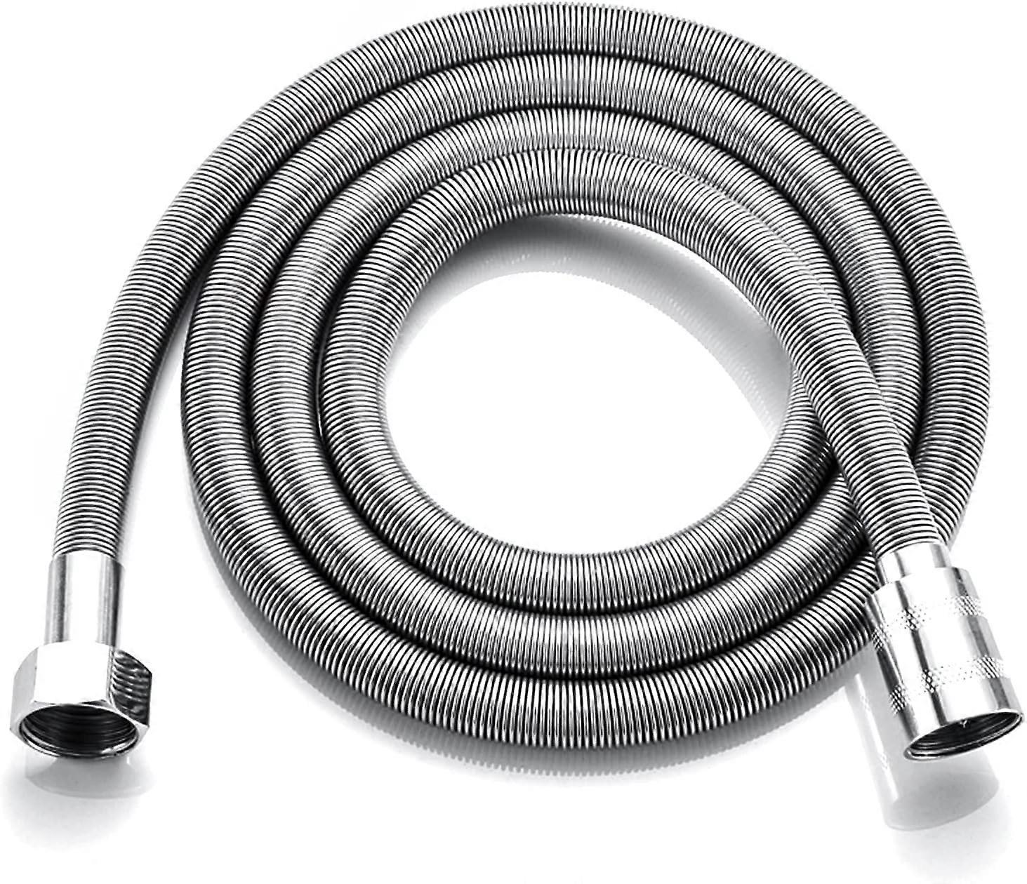 2m Stainless Steel Universal Shower Hose, Flexible Bathroom Replacement Hose - Image 1