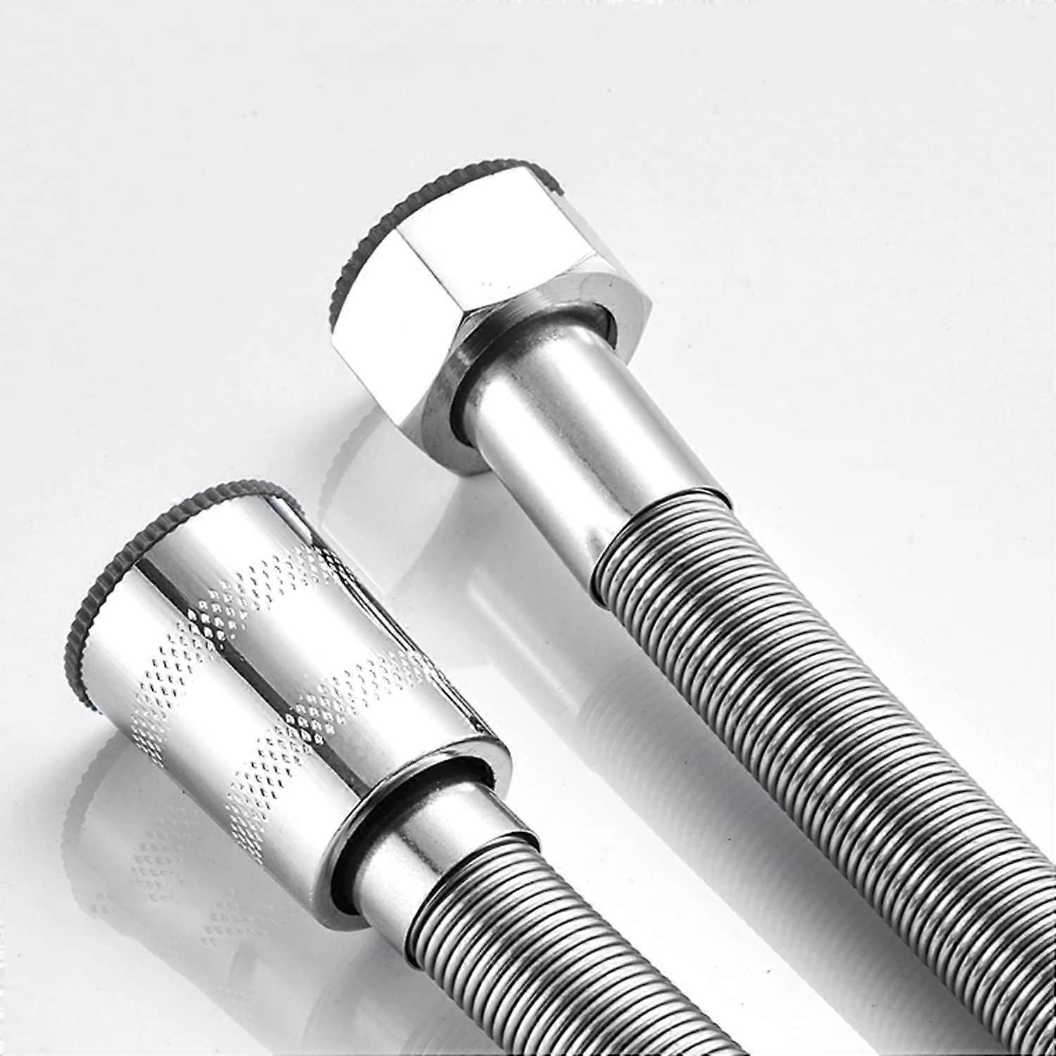 2m Stainless Steel Universal Shower Hose, Flexible Bathroom Replacement Hose - Image 3