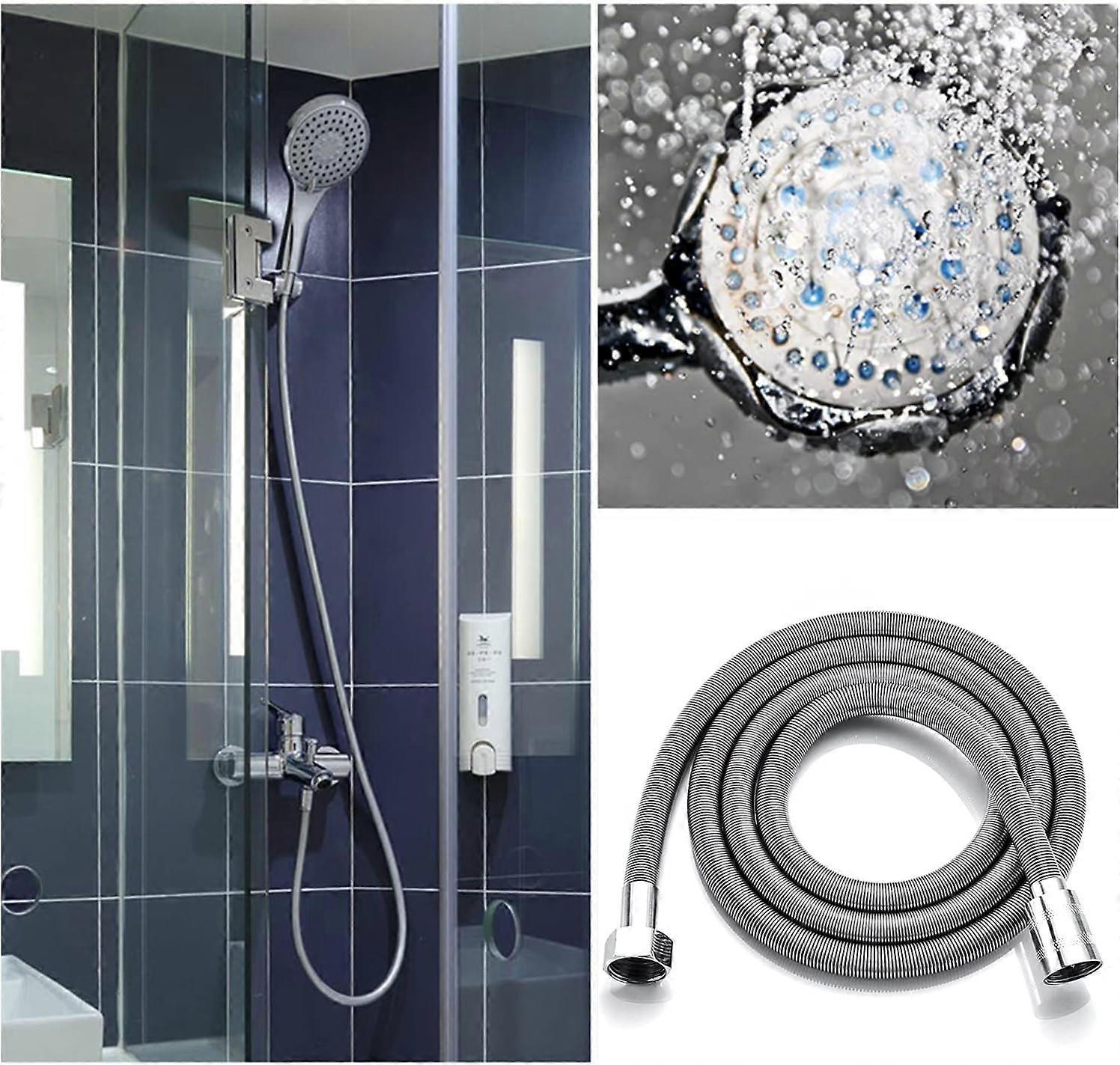 2m Stainless Steel Universal Shower Hose, Flexible Bathroom Replacement Hose - Image 5