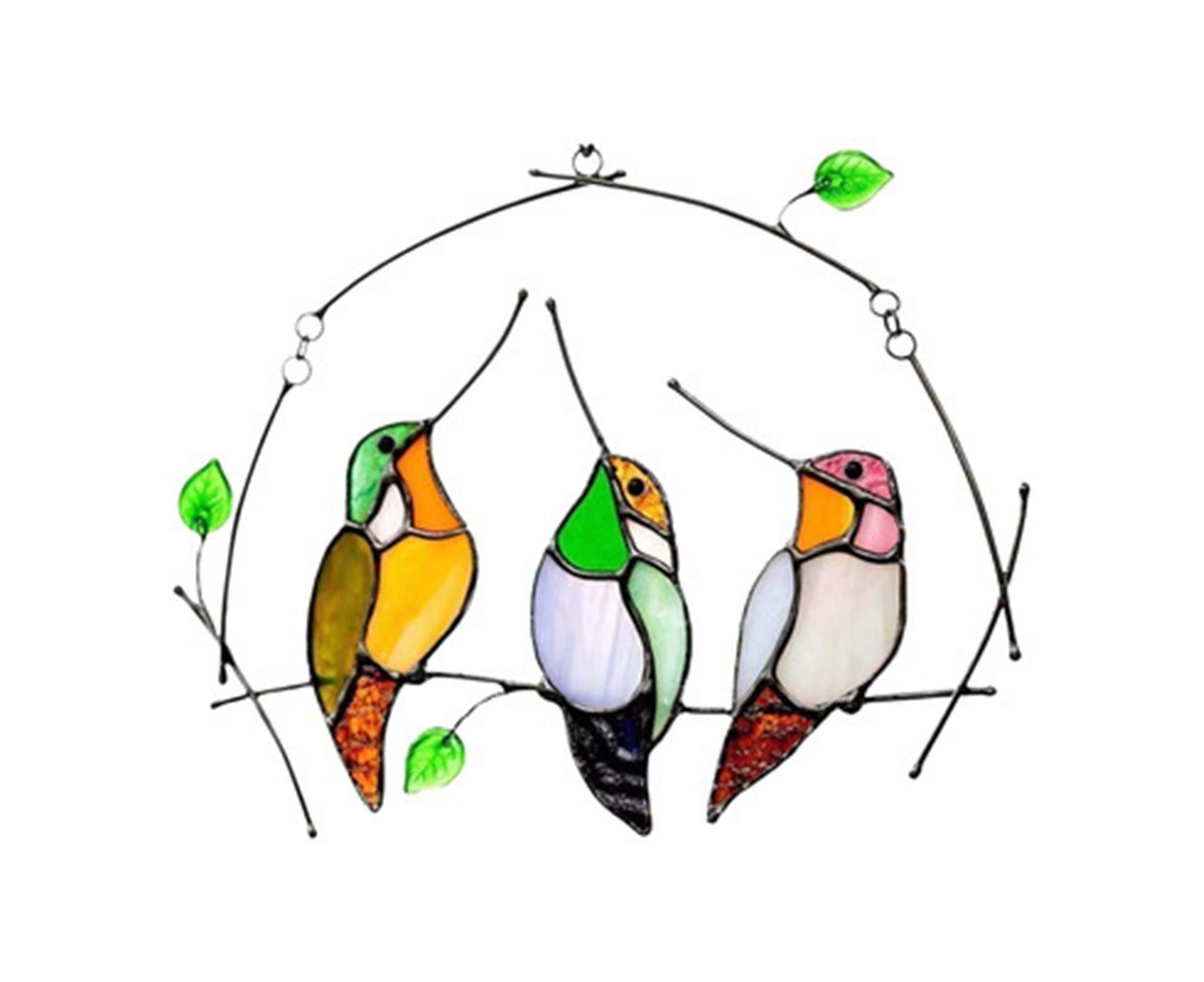 Pendant Multifunctional Attractive Acrylic Miniature Fake Bird Ornament for Home - Image 1