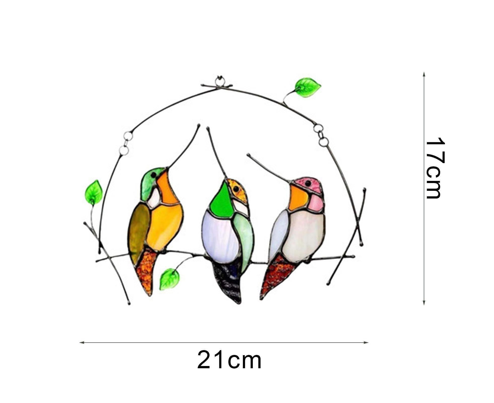 Pendant Multifunctional Attractive Acrylic Miniature Fake Bird Ornament for Home - Image 4